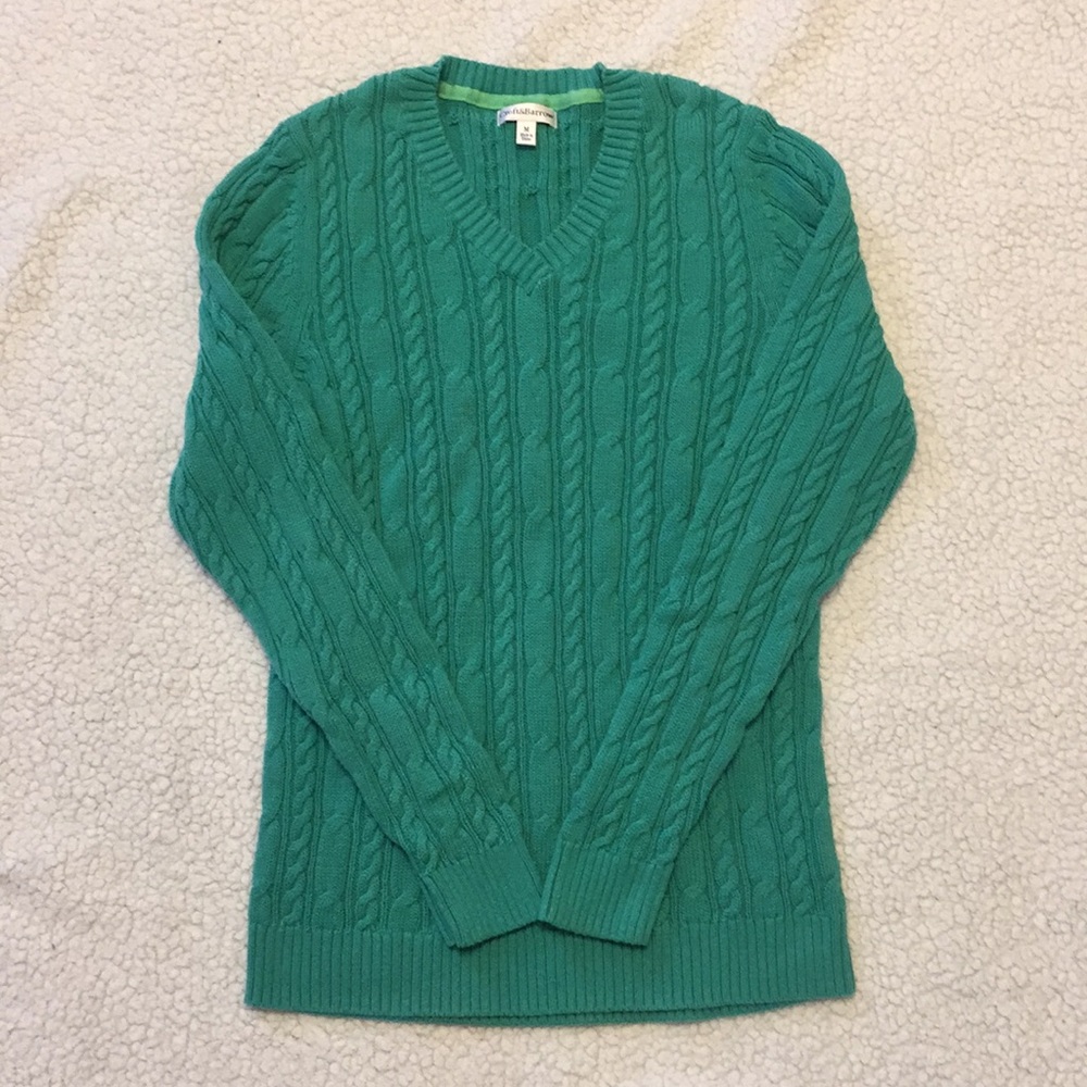 Croft & Barrow Classic cable knit sweater size M